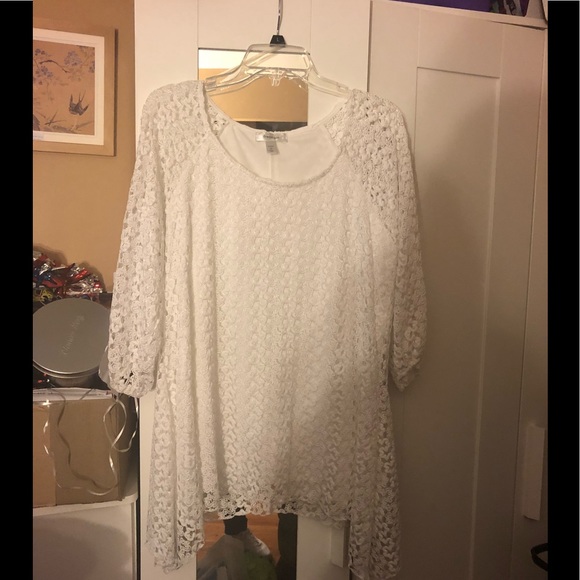 Dress Barn Tops - NWOT lace long sleeve top. ON HOLD TILL 3/1